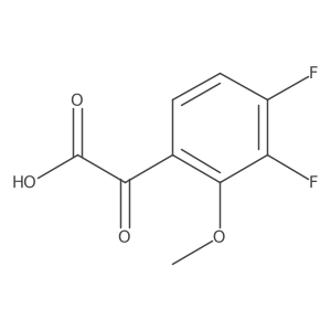 2-(3,4-Difluoro-2-methoxyphenyl)-2-oxoacetic acid结构式