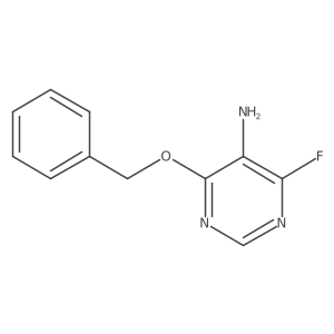 4-(Benzyloxy)-6-fluoropyrimidin-5-amine Structure
