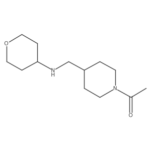 1-(4-(((tetrahydro-2H-pyran-4-yl)amino)methyl)piperidin-1-yl)ethanone Structure