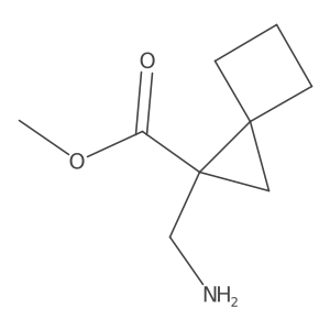 Methyl 1-(aminomethyl)spiro[2.3]hexane-1-carboxylate Structure