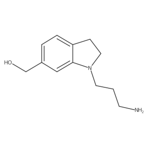 (1-(3-Aminopropyl)indolin-6-yl)methanol Structure