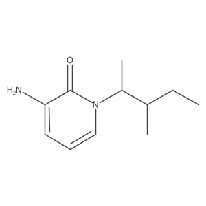 3-Amino-1-(3-methylpentan-2-yl)-1,2-dihydropyridin-2-one结构式