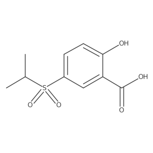 2-Hydroxy-5-(propane-2-sulfonyl)benzoic acid Structure