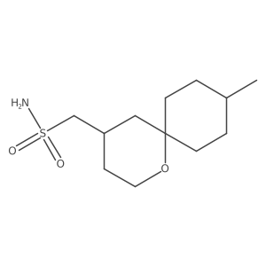 {9-Methyl-1-oxaspiro[5.5]undecan-4-yl}methanesulfonamide结构式