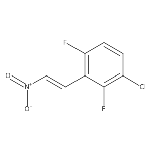 1-Chloro-2,4-difluoro-3-(2-nitroethenyl)benzene Structure