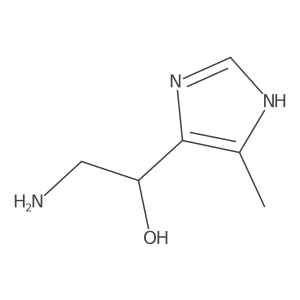 (1R)-2-amino-1-(4-methyl-1H-imidazol-5-yl)ethan-1-ol Structure