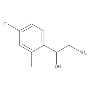 (1S)-2-amino-1-(4-chloro-2-methylphenyl)ethan-1-ol Structure
