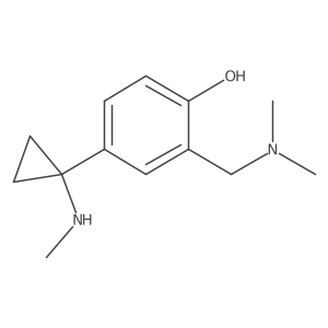 2-[(dimethylamino)methyl]-4-[1-(methylamino)cyclopropyl]phenol Structure