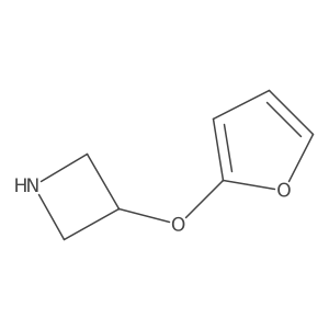 3-(Furan-2-yloxy)azetidine结构式