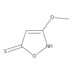 3-Methoxyisoxazole-5-thiol Structure