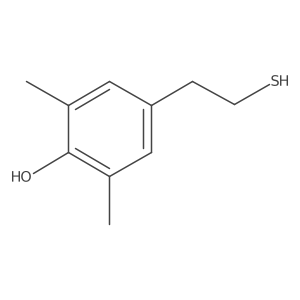 2,6-Dimethyl-4-(2-sulfanylethyl)phenol结构式