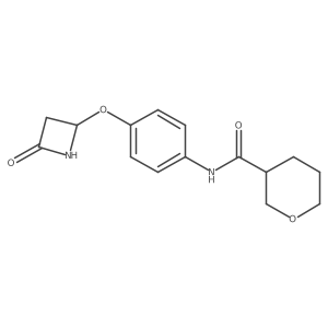 N-{4-[(4-oxoazetidin-2-yl)oxy]phenyl}oxane-3-carboxamide结构式
