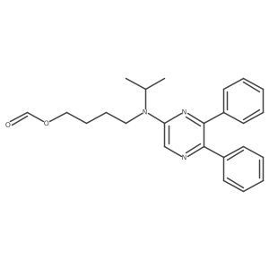 4-((5,6-Diphenylpyrazin-2-yl)(isopropyl)amino)butyl Formate Structure
