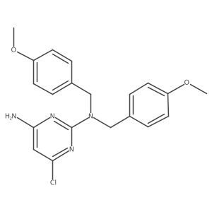 6-Chloro-N2,N2-bis[(4-methoxyphenyl)methyl]-2,4-pyrimidinediamine Structure