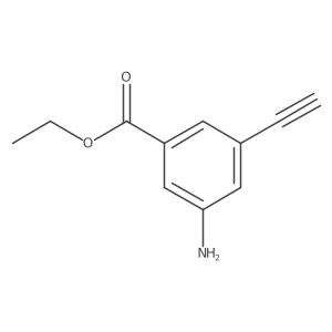 Ethyl 3-amino-5-ethynylbenzoate Structure