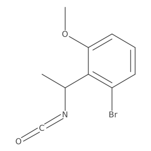 1-Bromo-2-(1-isocyanatoethyl)-3-methoxybenzene Structure