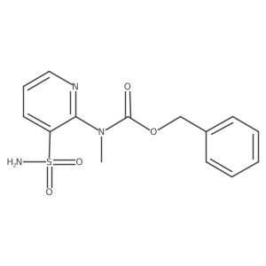 benzyl N-methyl-N-(3-sulfamoylpyridin-2-yl)carbamate Structure