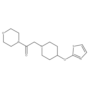 1-(Morpholin-4-yl)-2-[4-(1,3-thiazol-2-yloxy)piperidin-1-yl]ethan-1-one Structure