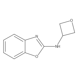 N-(oxetan-3-yl)-1,3-benzoxazol-2-amine结构式