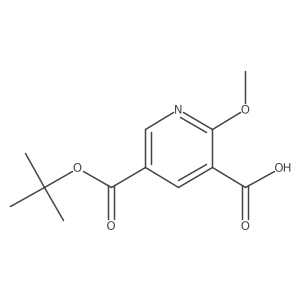 5-(tert-Butoxycarbonyl)-2-methoxynicotinic acid Structure