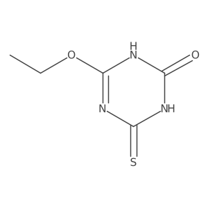 6-Ethoxy-4-sulfanylidene-1H-1,3,5-triazin-2-one Structure