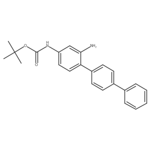 Carbamic acid,(2-amino[1,1':4',1''-terphenyl]-4-yl)-,1,1-dimethylethyl ester结构式