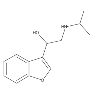 (I+/-R)-I+/--[[(1-Methylethyl)amino]methyl]-3-benzofuranmethanol结构式