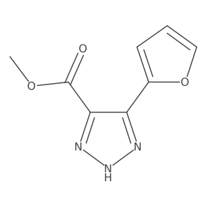 methyl 5-(furan-2-yl)-1H-1,2,3-triazole-4-carboxylate Structure