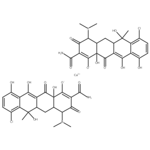 Chlortetracycline calcium Structure