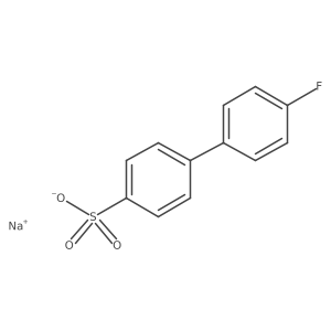 Sodium 4'-fluoro-[1,1'-biphenyl]-4-sulfonate结构式