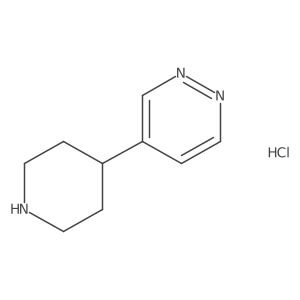 4-(4-piperidinyl)Pyridazine hydrochloride Structure