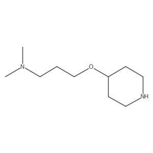 Dimethyl[3-(piperidin-4-yloxy)propyl]amine Structure