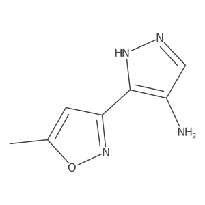 5-(5-methyl-1,2-oxazol-3-yl)-1H-pyrazol-4-amine Structure