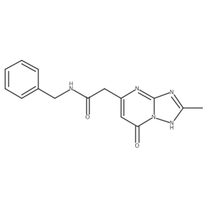 N-benzyl-2-(7-hydroxy-2-methyl[1,2,4]triazolo[1,5-a]pyrimidin-5-yl)acetamide Structure