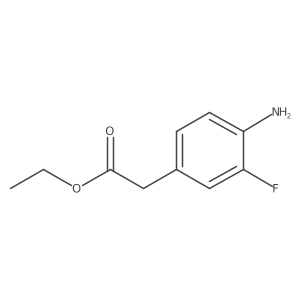 Ethyl 2-(4-amino-3-fluorophenyl)acetate Structure