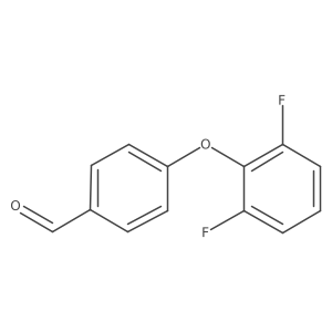4-(2,6-Difluoro-phenoxy)-benzaldehyde结构式