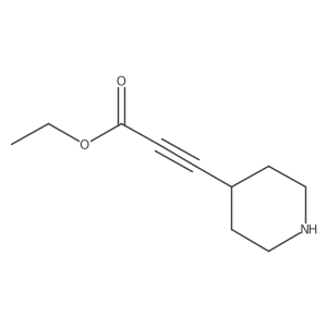 Ethyl 3-(piperidin-4-YL)prop-2-ynoate结构式