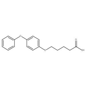 5-(4-Phenoxyphenoxy)Pentanoic Acid结构式