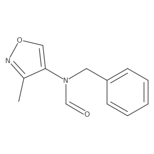 N-benzyl-N-(3-methyl-1,2-oxazol-4-yl)formamide Structure