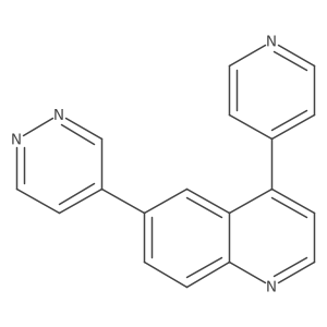 6-(4-Pyridazinyl)-4-(4-pyridinyl)quinoline Structure