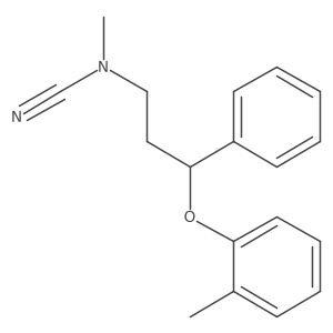 Cyanamide, methyl[3-(2-methylphenoxy)-3-phenylpropyl]-结构式