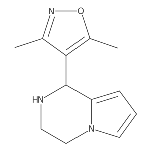 1-(3,5-Dimethyl-4-isoxazolyl)-1,2,3,4-tetrahydropyrrolo[1,2-a]pyrazine Structure