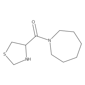 (Hexahydro-1H-azepin-1-yl)-4-thiazolidinylmethanone结构式
