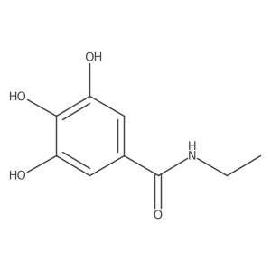 Ethyl 3,4,5-trihydroxybenzamide结构式