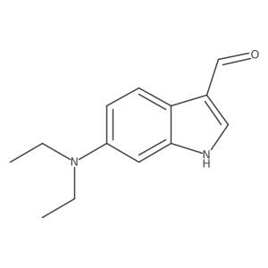 6-(Diethylamino)-1H-indole-3-carboxaldehyde结构式