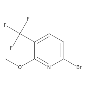 6-Bromo-2-methoxy-3-(trifluoromethyl)pyridine Structure