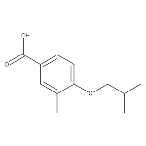 4-Isobutoxy-3-methylbenzoic acid结构式
