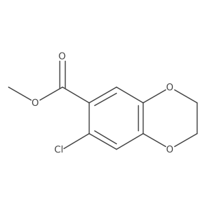 Methyl 7-chloro-2,3-dihydrobenzo[b][1,4]dioxine-6-carboxylate Structure