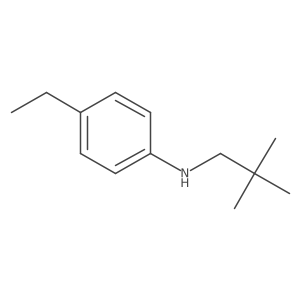 N-(2,2-dimethylpropyl)-4-ethylaniline结构式
