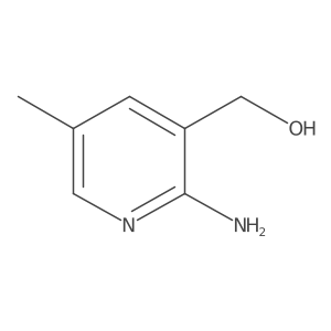 2-Amino-5-methyl-3-pyridinemethanol Structure